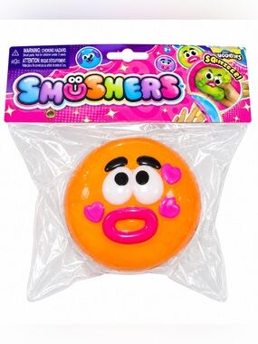 ORB Curiosities Smushers Orange Face Swap Toy NEW
